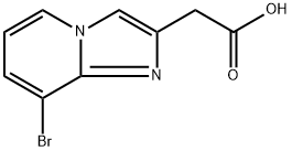 2-(8-bromoimidazo[1,2-a]pyridin-2-yl)acetic acid 구조식 이미지