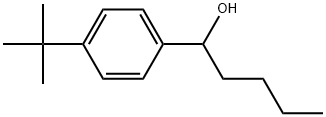 α-Butyl-4-(1,1-dimethylethyl)benzenemethanol Structure