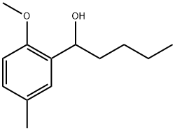 α-Butyl-2-methoxy-5-methylbenzenemethanol Structure