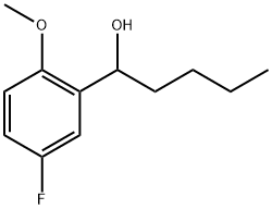 α-Butyl-5-fluoro-2-methoxybenzenemethanol Structure