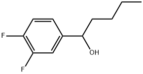 α-Butyl-3,4-difluorobenzenemethanol Structure