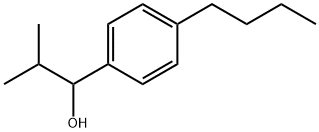1-(4-butylphenyl)-2-methylpropan-1-ol Structure