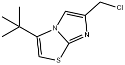 3-(tert-butyl)-6-(chloromethyl)imidazo[2,1-b]thiazole 구조식 이미지