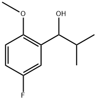 1-(5-fluoro-2-methoxyphenyl)-2-methylpropan-1-ol Structure