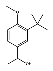 1-(3-(Tert-butyl)-4-methoxyphenyl)ethanol Structure