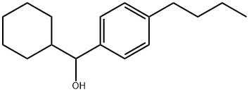 4-Butyl-α-cyclohexylbenzenemethanol Structure