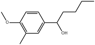 α-Butyl-4-methoxy-3-methylbenzenemethanol Structure