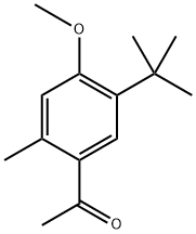 1-[5-(1,1-Dimethylethyl)-4-methoxy-2-methylphenyl]ethanone Structure