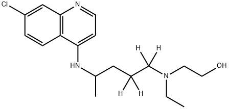 Hydroxychloroquine D4 Structure