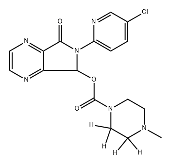 Zopiclone D4 Structure