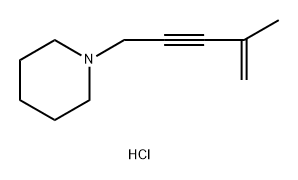 1-(4-methylpent-4-en-2-yn-1-yl)piperidine Structure