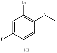 2-Bromo-4-fluoro-N-methylaniline hydrochloride Structure