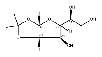 Monoacetone-L-glucose 구조식 이미지