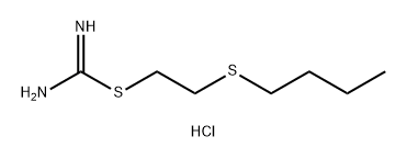 2-(butylthio)ethyl imidothiocarbamate 구조식 이미지