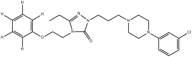 [2H5]-Nefazodone Structure