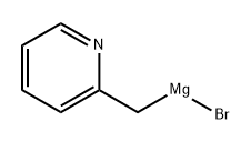 Magnesium, bromo(2-pyridinylmethyl)- Structure