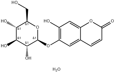 Esculin sesquihydrate Structure