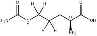 L-Ornithine-4,4,5,5-d4, N5-(aminocarbonyl)- Structure