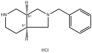 cis-2-Benzyl-octahydro-pyrrolo[3,4-c]pyridine dihydrochloride Structure