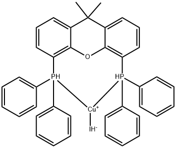 Iodo[1,1′-(9,9-dimethyl-9H-xanthene-4,5-diyl)bis(1,1-diphenylphosphine-P)]copper(I) Structure