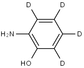 Phen-2,3,4,5-d4-ol, 6-amino- Structure