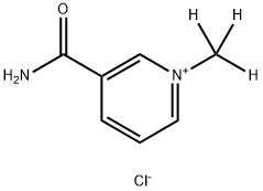 3-Carbamoyl-1-methyl-d3-pyridinium Chloride Structure