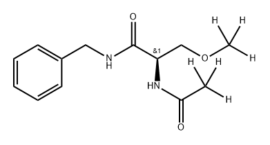 [2H6]-Lacosamide Structure