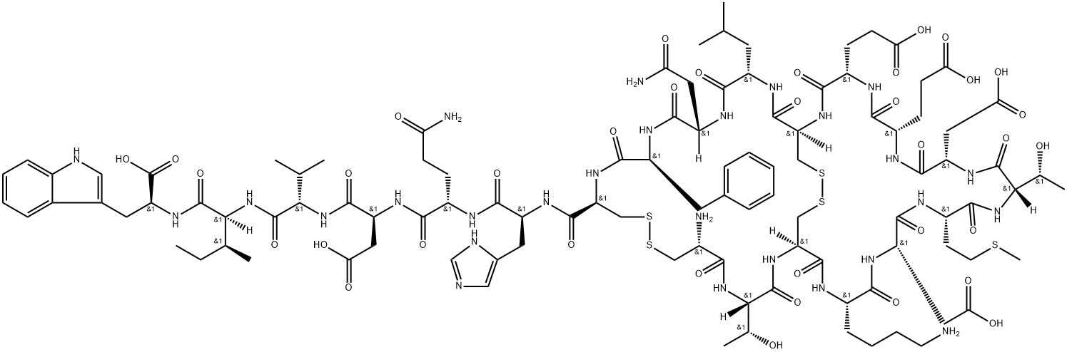 (Lys)-Sarafotoxin C Structure