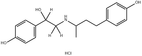 (±)-Ractopamine-d3 HCl Structure