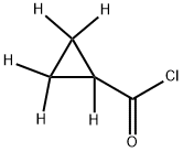 Cyclopropane-d5-carbonyl Chloride Structure