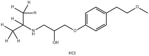 (±)‐METOPROLOL‐D7 HCL Structure