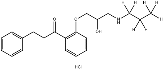Propafenone (D7 hydrochloride) Structure