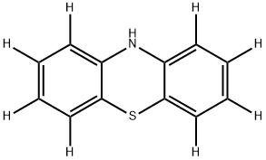 PHENOTHIAZINE-D8,NH Structure