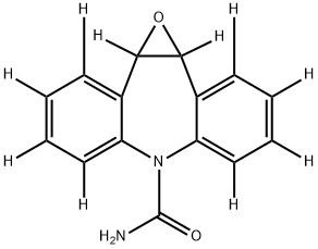 CARBAMAZEPINE-10,11-EPOXIDE-D10 (RINGS-D10) Structure
