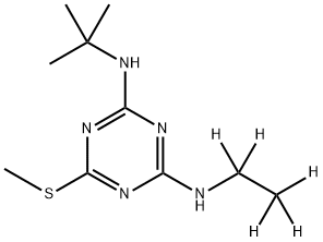 Terbutryn-d5 (ethyl-d5) Structure