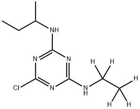 Sebuthylazine-d5 (ethyl-d5) Structure