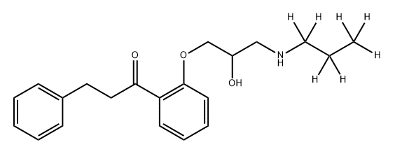 Propafenone D7 Structure