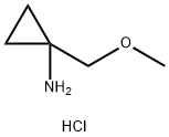 1-(Methoxymethyl)cyclobutanamine hydrochloride Structure