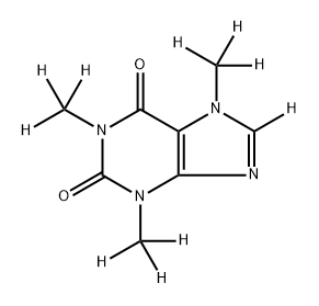Caffeine-D10 Structure