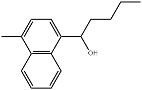 α-Butyl-4-methyl-1-naphthalenemethanol Structure