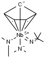 (Tert-butylimido) bis (dimethylamino) cyclopentadienyl Niobium Structure