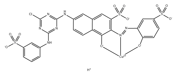 Reactive red 7 (C.I. 17912) 구조식 이미지