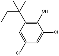 2,4-Dichloro-6-(1,1-dimethylpropyl)phenol Structure