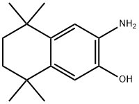 3-Amino-5,5,8,8-tetramethyl-5,6,7,8-tetrahydronaphthalen-2-ol Structure