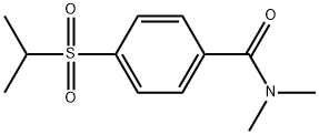 N,N-Dimethyl-4-[(1-methylethyl)sulfonyl]benzamide Structure