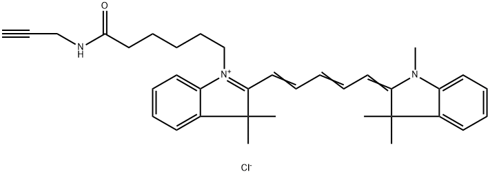 Cy5-alkyne Structure