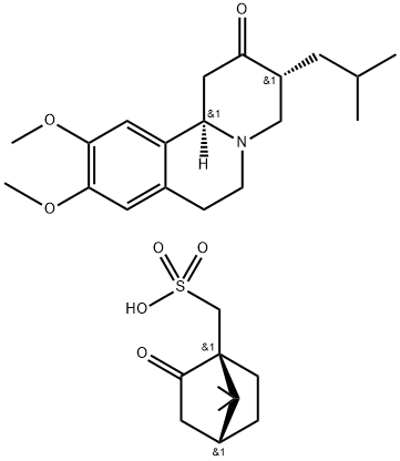 (3R,11bR)-Tetrabenazine (1S)-(+)-10-Camphorsulfonate 구조식 이미지