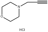 Morpholine, 4-(2-propyn-1-yl)-, hydrochloride (1:1) Structure