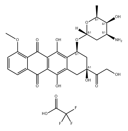 Doxorubicin 13CD3 TFA saltQ: What is 
Doxorubicin 13CD3 TFA salt Q: What is the CAS Number of 
Doxorubicin 13CD3 TFA salt Q: What is the storage condition of 
Doxorubicin 13CD3 TFA salt Q: What are the applications of 
Doxorubicin 13CD3 TFA salt Structure