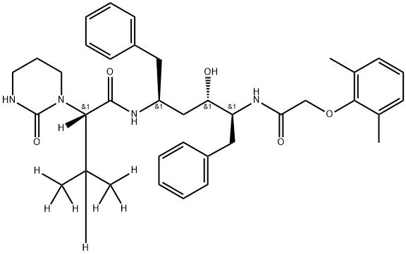 [2H8]-Lopinavir Structure